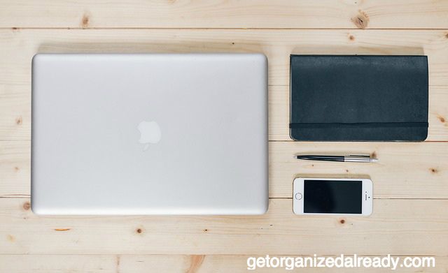 laptop on desk