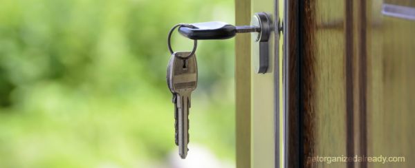 keys in a door