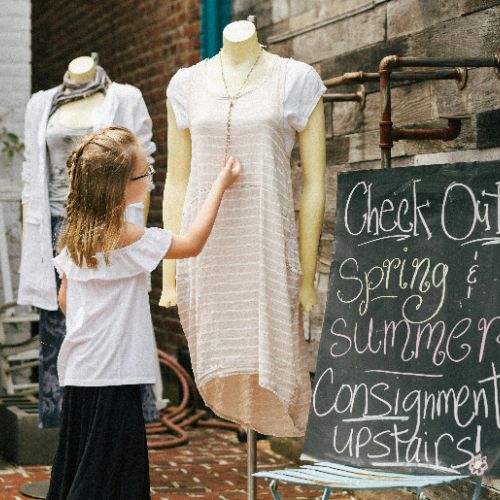 second hand shopping can help make donating easier